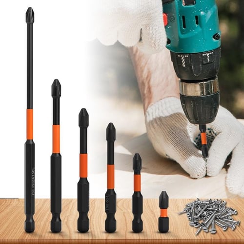 Hex head discount impact driver bits