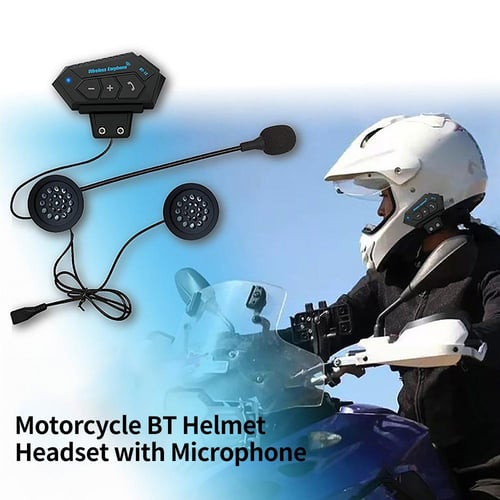 BT12 Motorcycle BT Headset Helmet Headset with Microphone