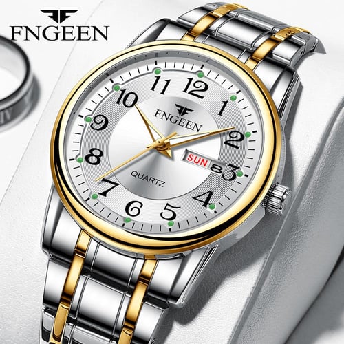 FNGEEN New TOP Brand Luxury Men s Watch With Box Large Digital