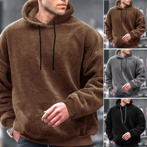 Fashion hoodie with thick drawstring