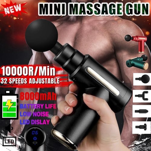 Mini Massage Gun Fascia factory Instrument Muscle Relaxation Vibrating Gun Stick Massage