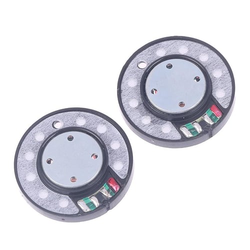 2Pcs 40Mm Speaker Unit For Diy Headset Excellent Sound Metal