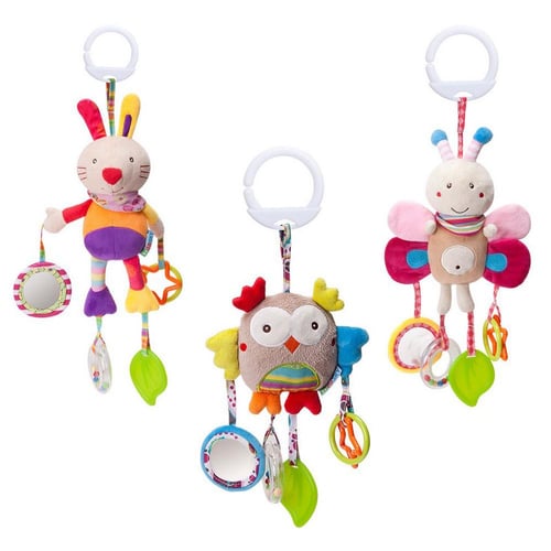 Baby Rattle Tinkle Hanging Bell Multifunctional store Plush Stroller Toys